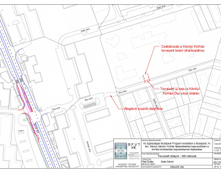 Az Egészséges Budapest Program keretében a Budapest IV. ker. Károlyi Sándor Kórház fejlesztéséhez kapcsolódóan a kórház közlekedési kapcsolatainak fejlesztése